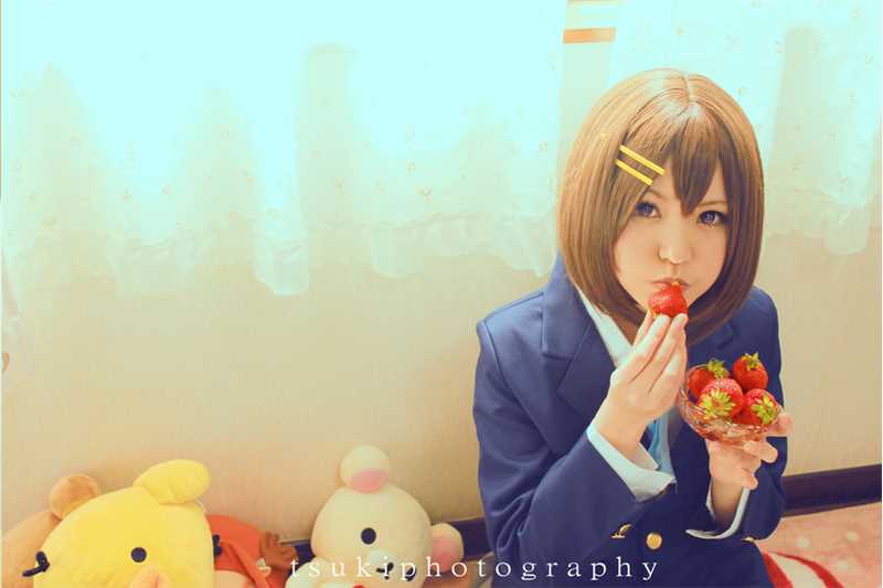 最全轻音少女cosplay显甜美笑容相册