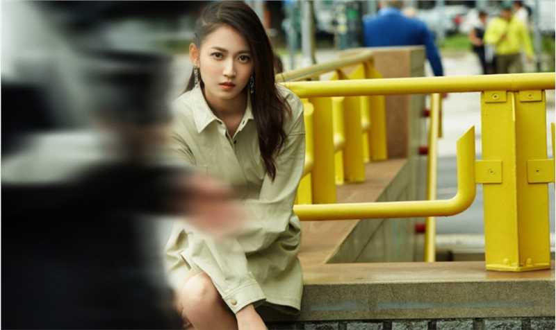 帅气御姐陈钰琪甜美迷人街头时尚养眼图片