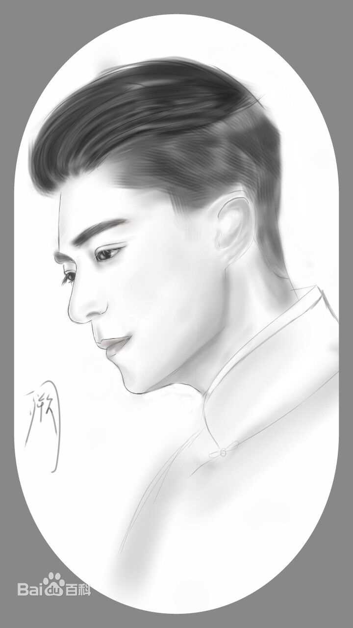 霍建华(Wallace Huo)饭制_手绘性感图片图集