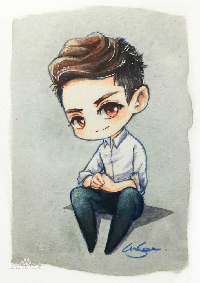 霍建华(Wallace Huo)饭制_Q版素颜照相册