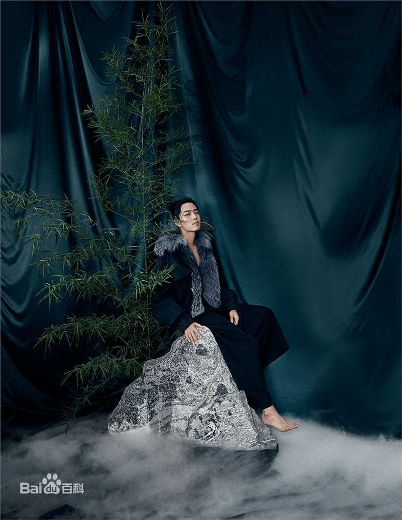 肖战时尚芭莎前后照片