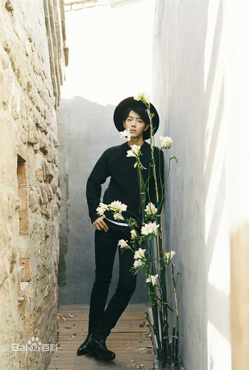 肖战时尚芭莎前后照片