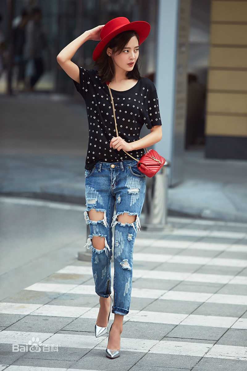 辛芷蕾(Xin Zhilei)街拍性感图片壁纸