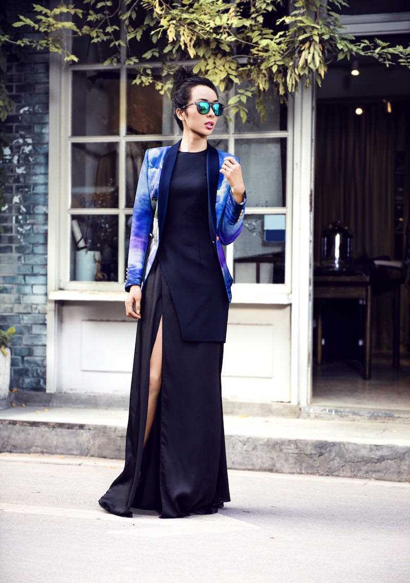 最新童苡萱时尚街拍大片秀迷人大长腿壁纸