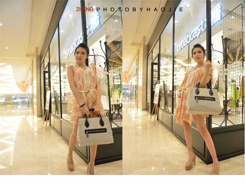 高清时尚美女商场短裙迷人街拍图集