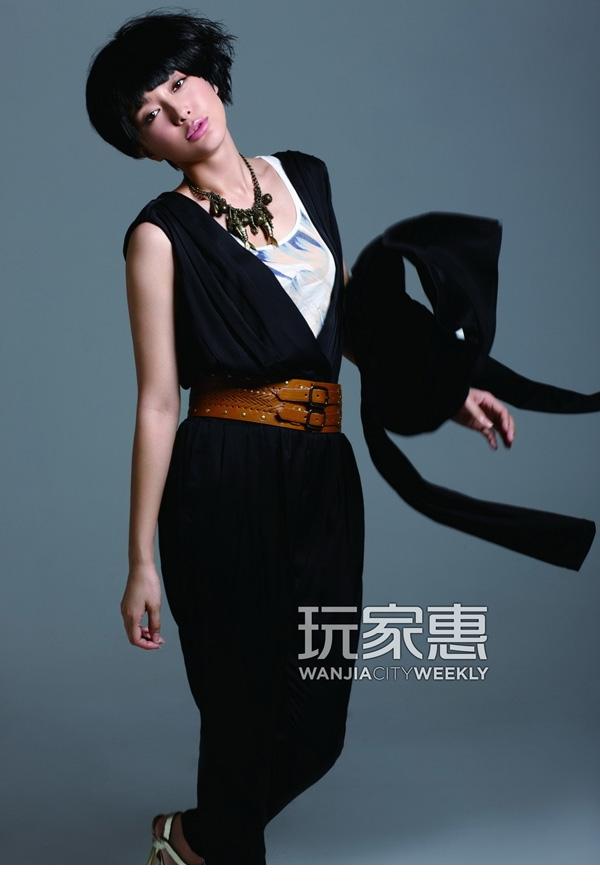 高清中国美女明星秦岚时尚大片尽显精灵气质图集