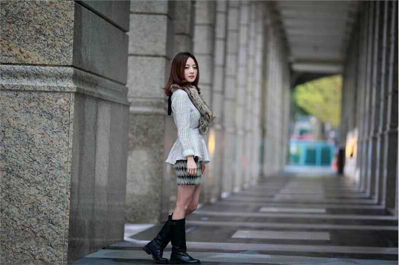 优质冬季时尚美女高清街拍图片相册