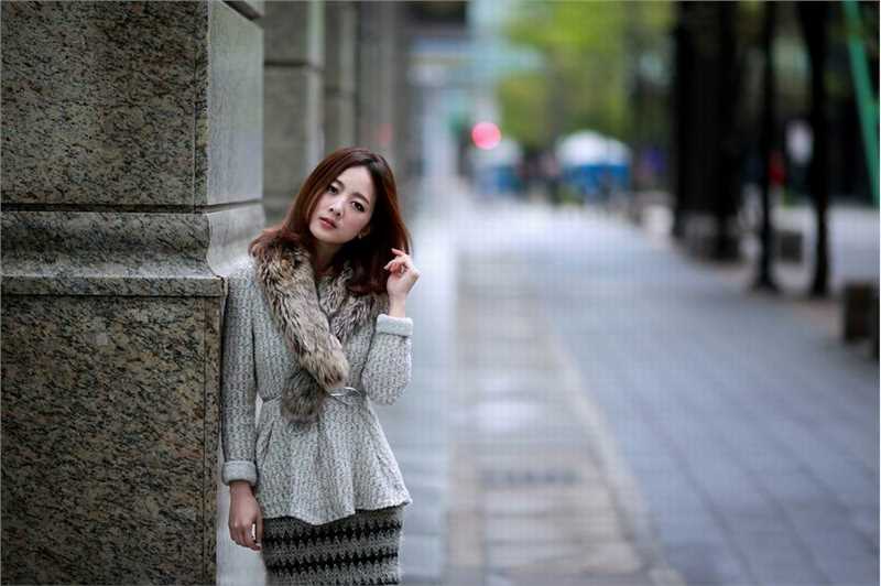 优质冬季时尚美女高清街拍图片相册