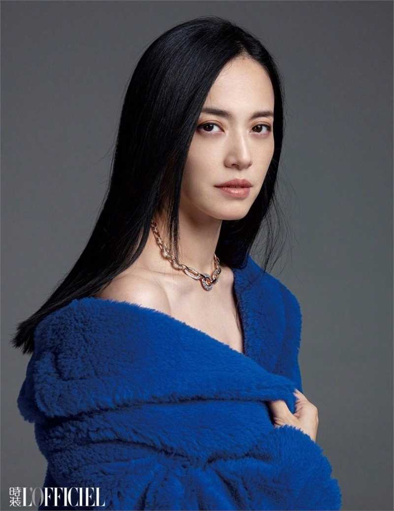 精选理想主义美女姚晨冷艳非凡帅气御姐时尚杂志封面图册