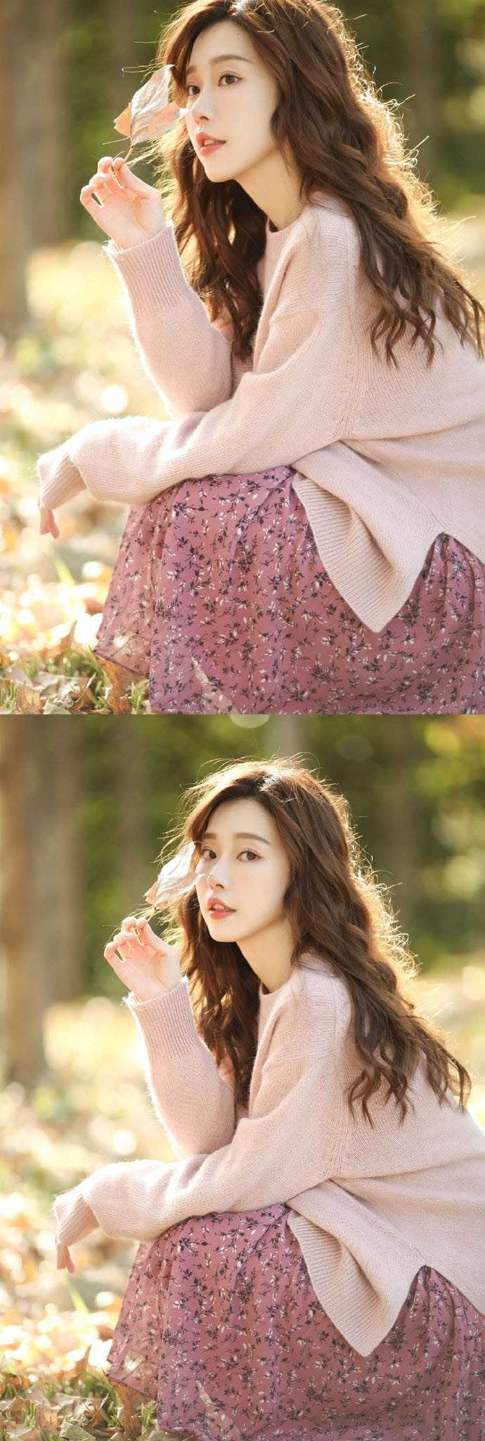 优质知性优雅美女性感波浪卷阳光下街拍令人怦然心动相册