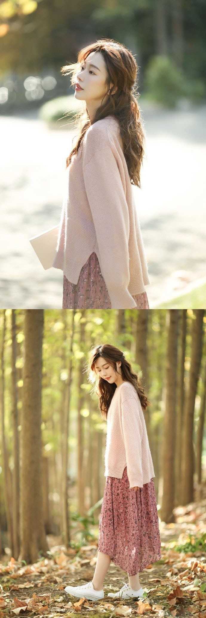 优质知性优雅美女性感波浪卷阳光下街拍令人怦然心动相册