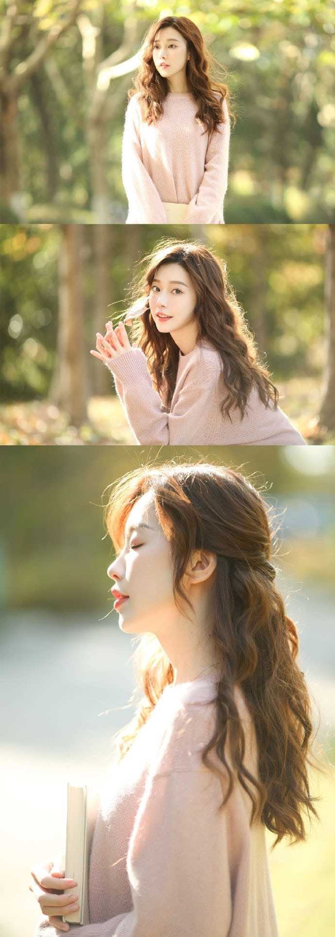 优质知性优雅美女性感波浪卷阳光下街拍令人怦然心动相册