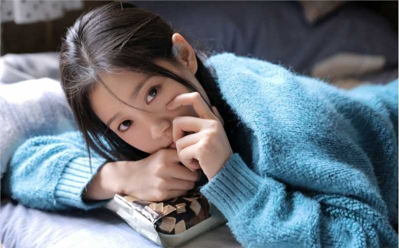 精选素颜美女毛衣温暖治愈阳光撩人养眼清纯图片图册