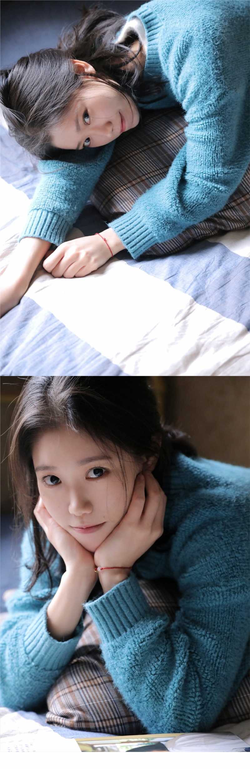 精选素颜美女毛衣温暖治愈阳光撩人养眼清纯图片图册