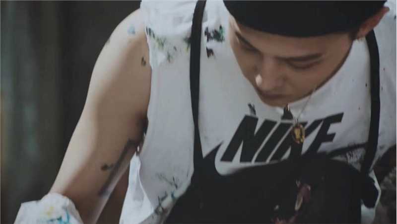 高清权志龙帅气街头涂鸦个性潮流时尚明星图片图集