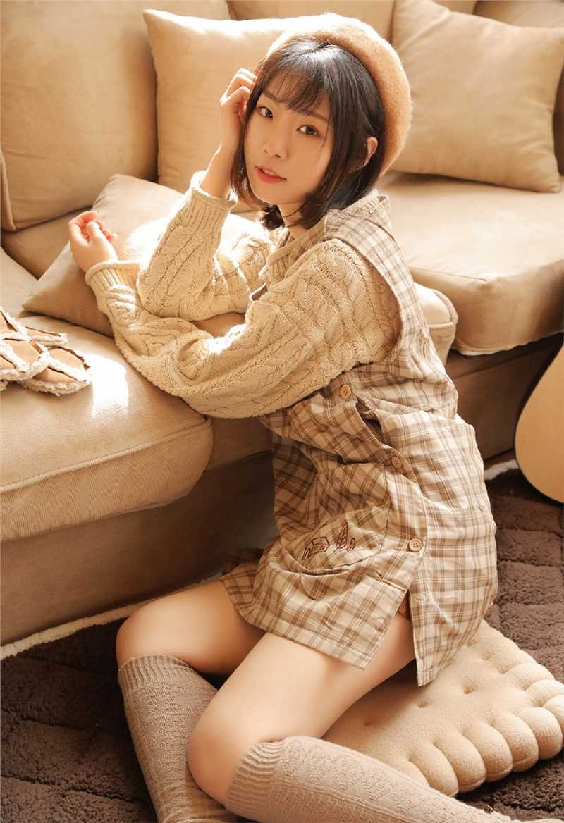 短发美女萝莉文艺美少女居家优雅乖巧清纯