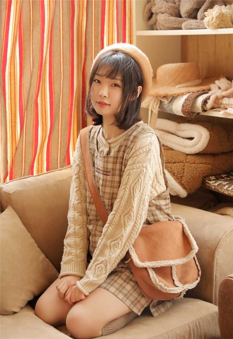 短发美女萝莉文艺美少女居家优雅乖巧清纯