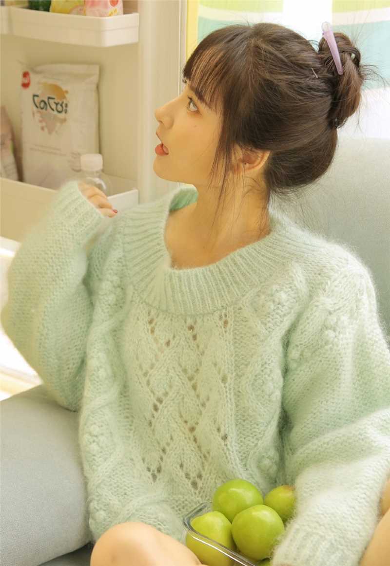 最全可爱丸子头美眉无辜的小鹿眼清纯动人居家相册