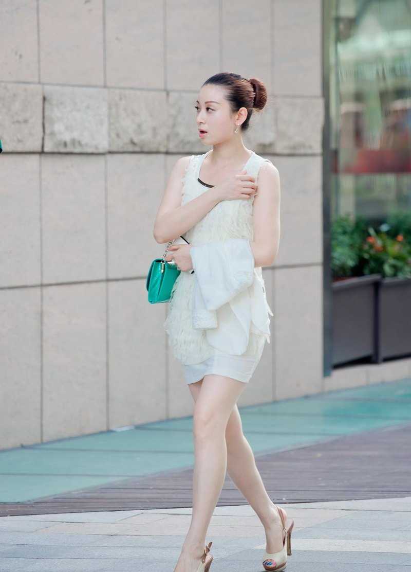 特别专辑嘉汇商场高贵美妇女性感高跟鞋白皙大长腿街拍图片图片