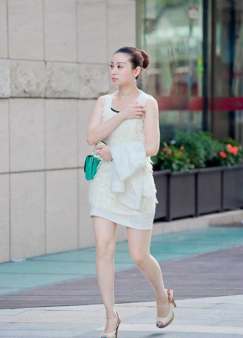 特别专辑嘉汇商场高贵美妇女性感高跟鞋白皙大长腿街拍图片图片