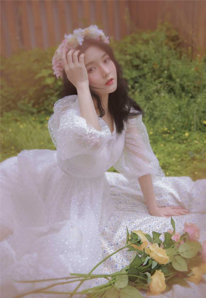 优质慵懒迷人的田园风少女唯美梦幻甜美小公主图片相册