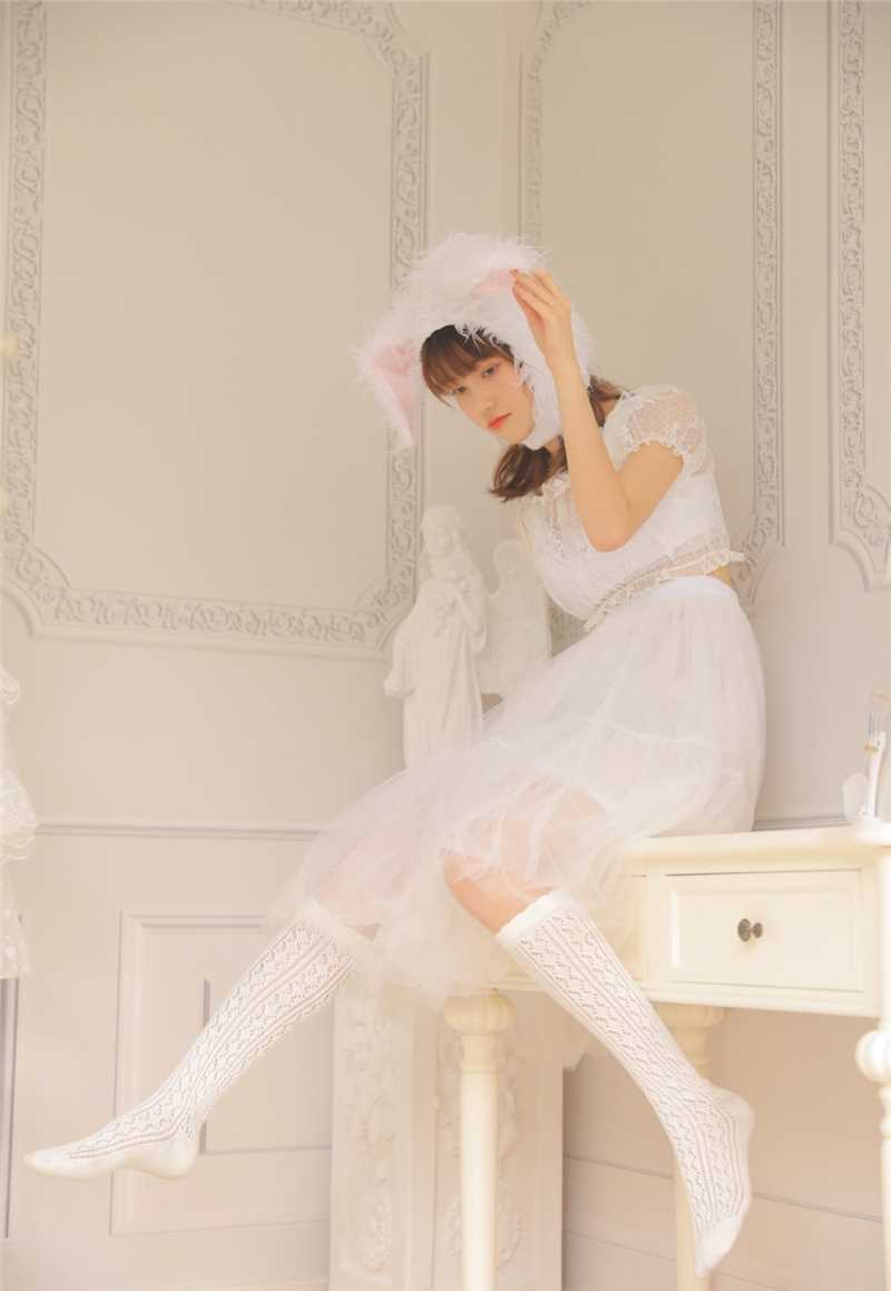 呆萌的萌白酱兔女郎白丝性感韩国极品美女
