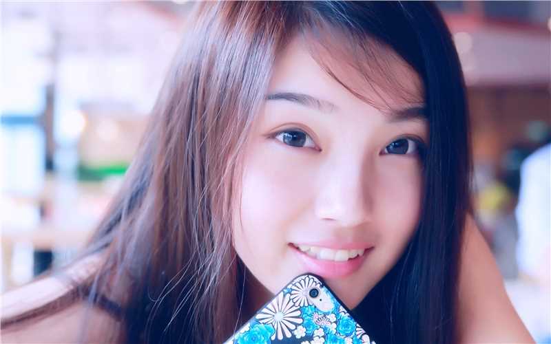 精选校园女神图书馆集电脑桌面美女壁纸图册