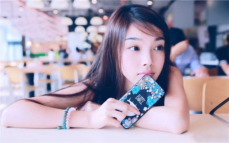 精选校园女神图书馆集电脑桌面美女壁纸图册