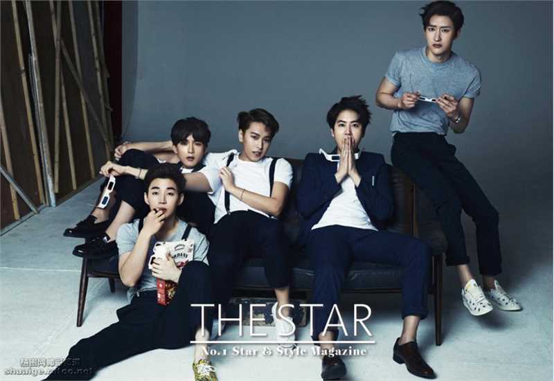 韩国帅哥SJ-M《THE,STAR》时尚杂志封面