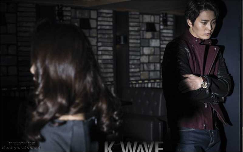 优质韩国男明星朱元《K,WAVE》时尚杂志封面相册