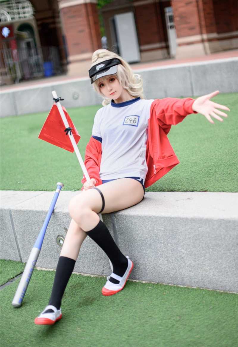 高清《碧蓝航线》Z46体操服cosplay写真图片图集