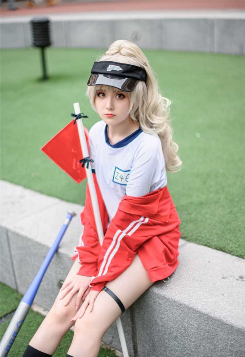 高清《碧蓝航线》Z46体操服cosplay写真图片图集