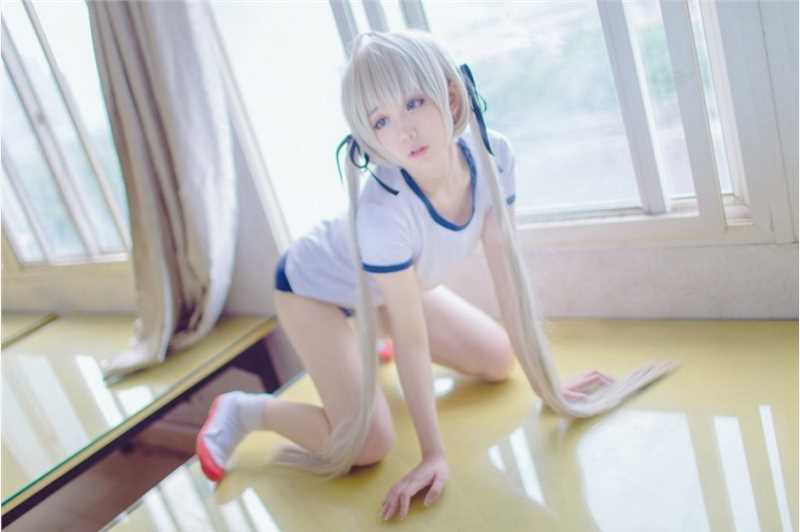 特别专辑网红美女浅野菌子穹妹体操服COS性感写真图片