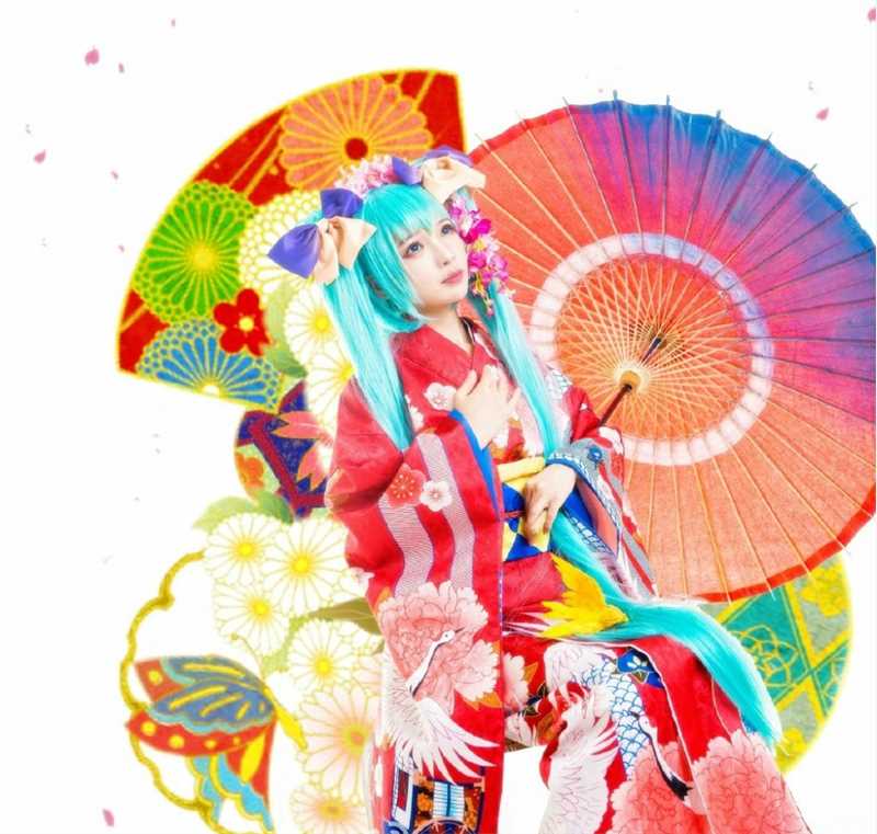 和服MIKU初音未来cosplay