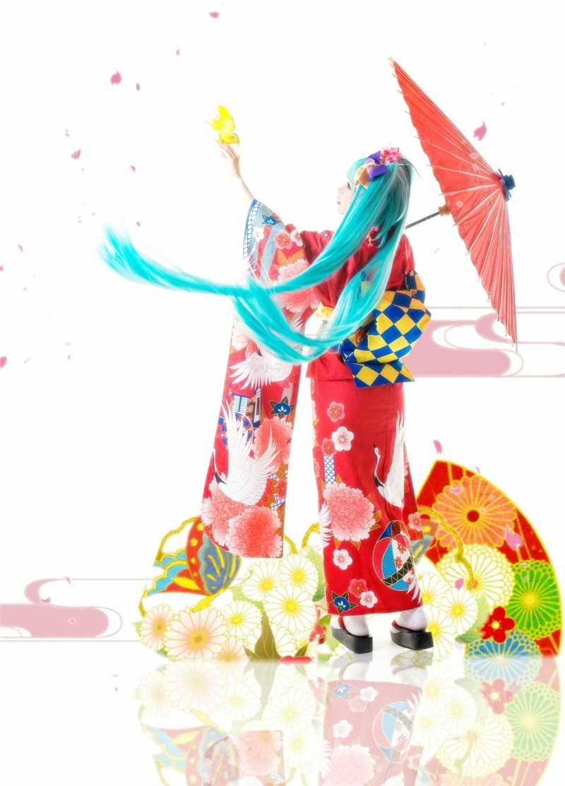 和服MIKU初音未来cosplay