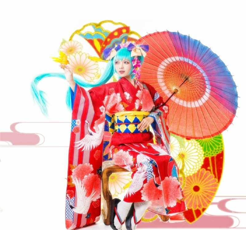 和服MIKU初音未来cosplay