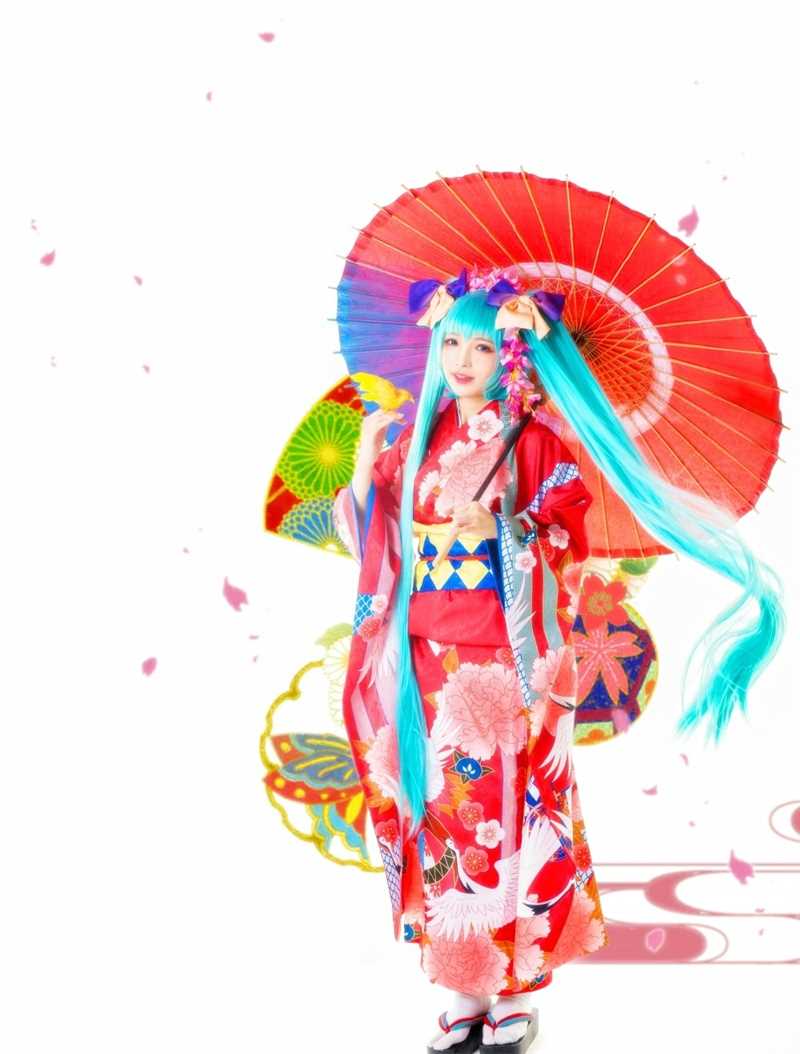 和服MIKU初音未来cosplay