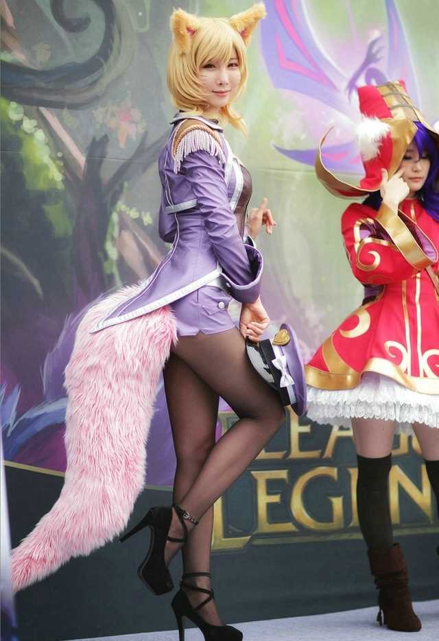 性感迷人小狐狸九尾妖狐cosplay