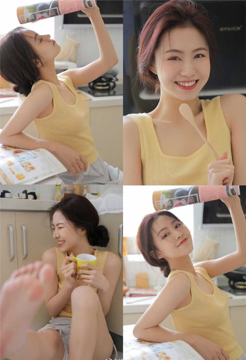 最新可爱厨艺女孩甜美动人私房图集