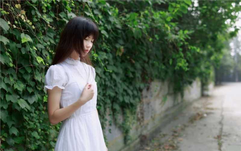 仙气清纯白裙美少女森女系街拍集