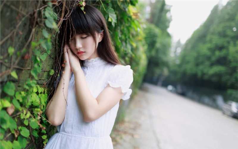 高清仙气清纯白裙美少女森女系街拍集图集