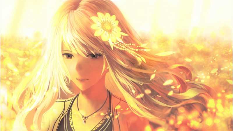 优质粉色头发甜美女孩唯美大海奇遇漫画图片相册