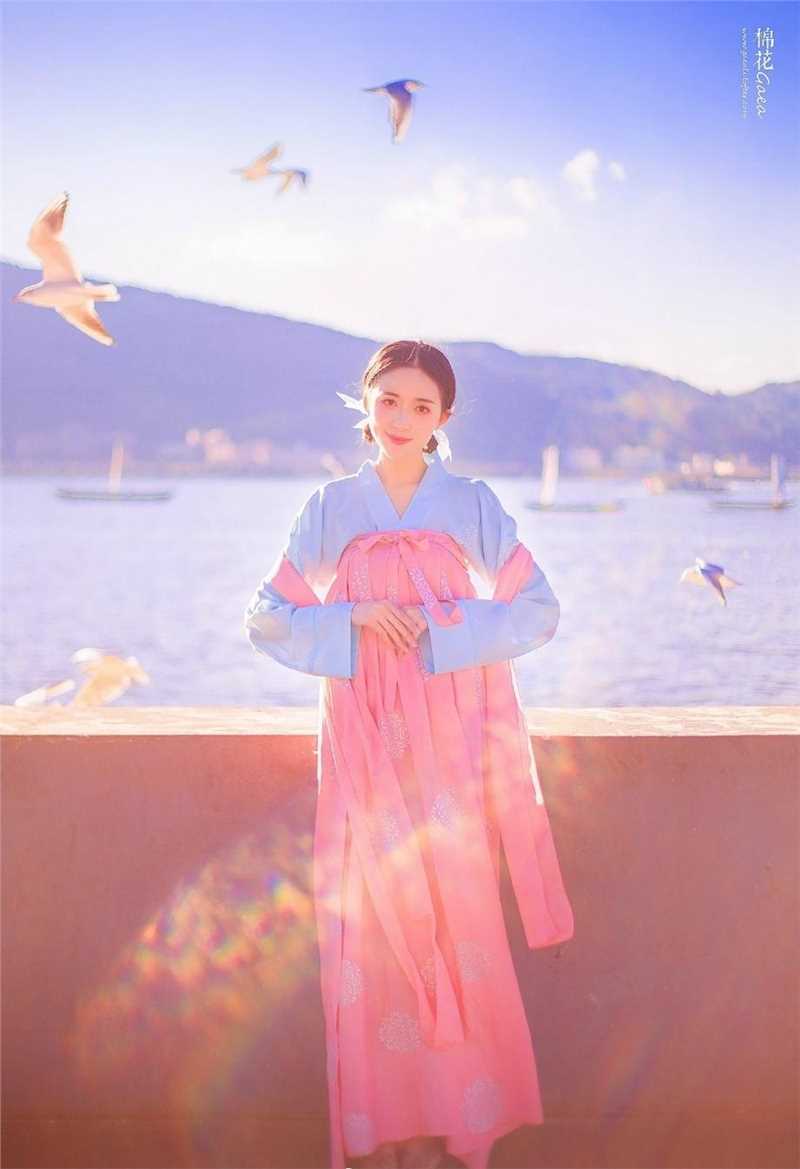 最新温柔甜美古装韩服美女户外唯美梦幻艺术照图集