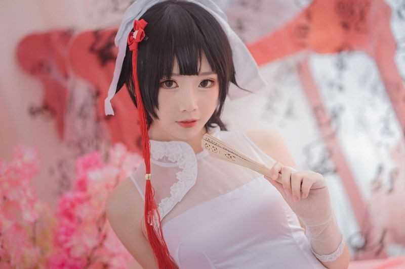 美女网红coser面饼仙儿旗袍性感