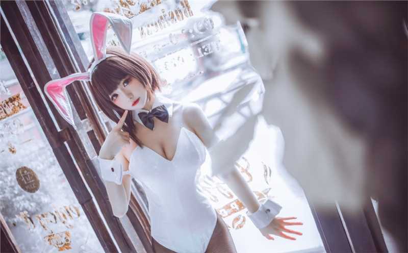 高清路人女主的养成方法兔女郎惠cosplay图集