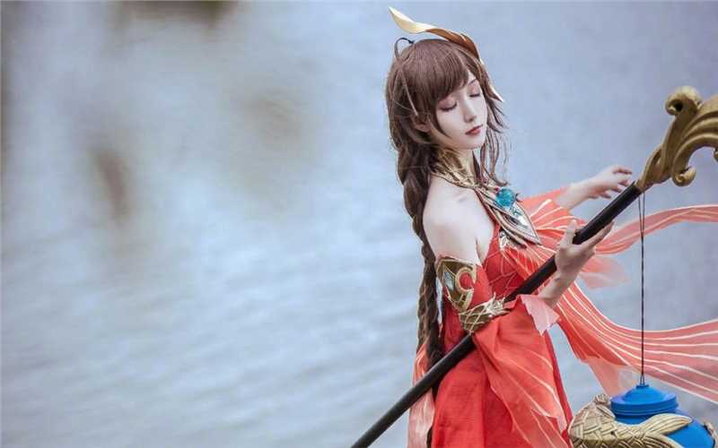 优质95后小女生cosplay王者荣耀大乔清纯照片网相册