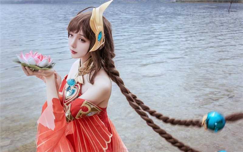 优质95后小女生cosplay王者荣耀大乔清纯照片网相册