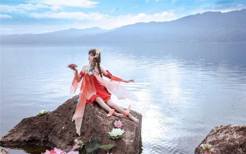 优质95后小女生cosplay王者荣耀大乔清纯照片网相册