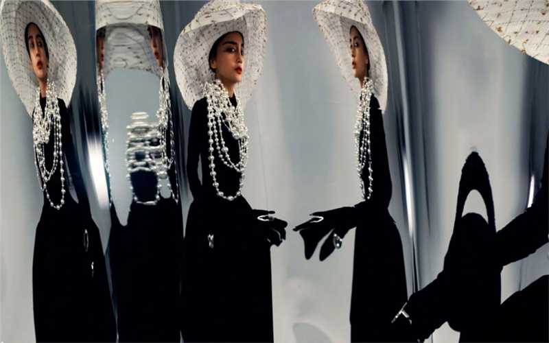 最新angelababy杨颖复古艺术感时尚大片拍摄图片壁纸