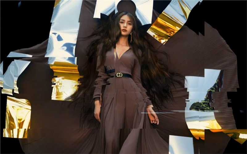 最新angelababy杨颖复古艺术感时尚大片拍摄图片壁纸